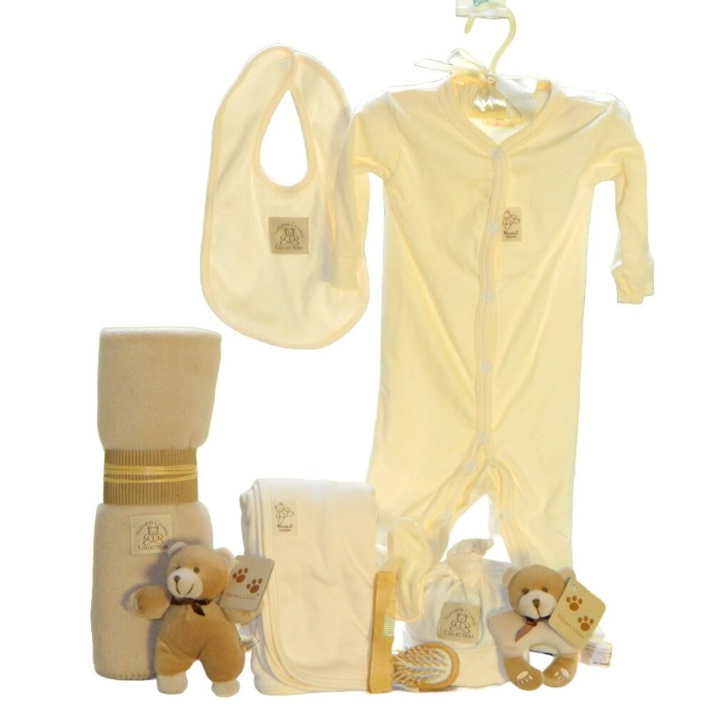 Natural Charm Baby’s Bedtime Natural Cotton 5pc Set